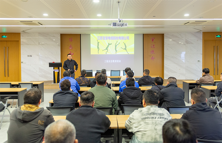 安全護航 逐夢同行——寶安電纜開展新員工安全專題培訓(xùn)